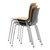 Vitra HAL Ply Tube Chairs stacked white sweep
