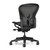 Herman Miller Aeron Chair in Graphite with no arms against a white background