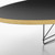 Vitra Eames Elliptical Table ETR in black Vitra Eames Elliptical Table ETR in black