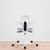 HAG Capisco Puls 8020 White / Light Grey Office Chair | Re-Lived