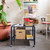 HAY Arcs Trolley in steel blue in ofice space