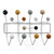 Vitra Eames Hang It All Coat Hooks Neutral Vitra Eames Hang It All Coat Hooks Neutral