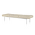 Herman Miller Tuxedo Bench against a white background