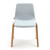 NaughtOne Viv Wood Frame Dining Chair against a white background