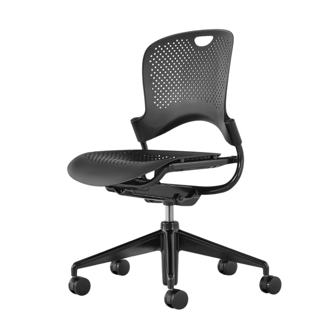 Herman Miller Caper multi purpose chair in black white sweep Herman Miller Caper multi purpose chair in black white sweep