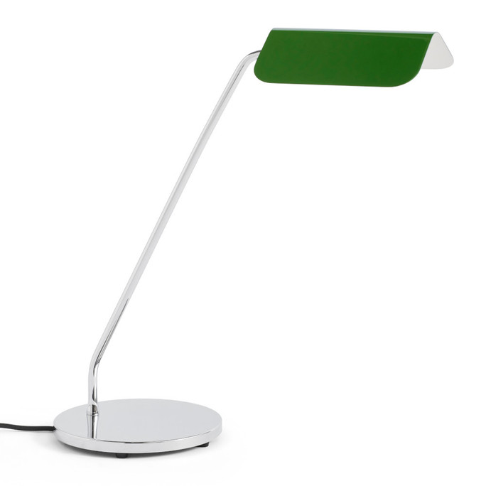 HAY Apex Desk Lamp in Emerald Green against a white background HAY Apex Desk Lamp in Emerald Green against a white background