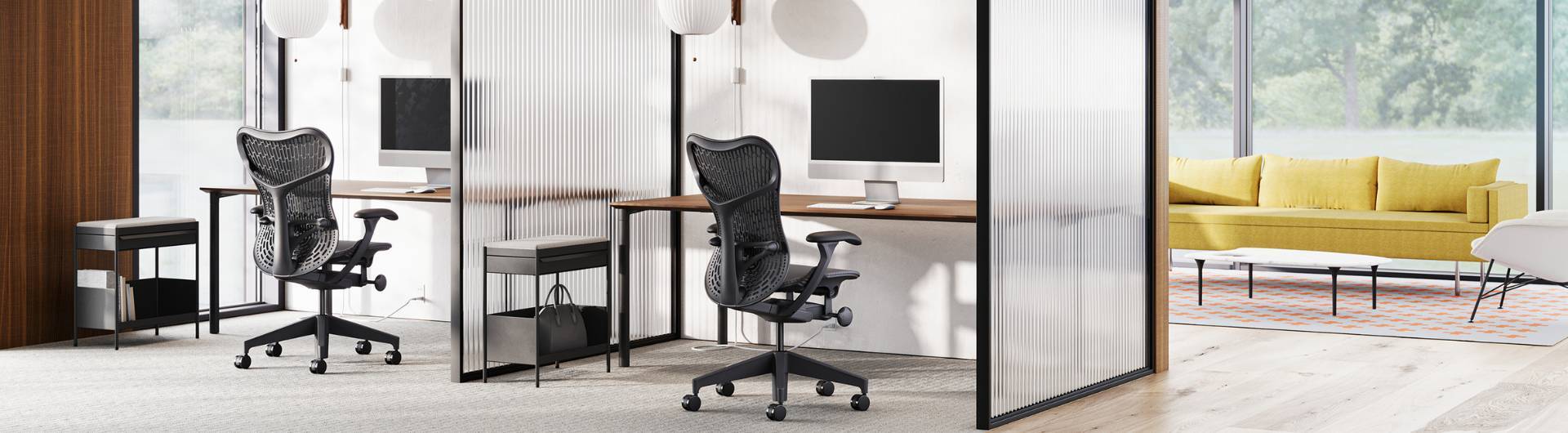 Herman Miller Mirra 2 Chairs Herman Miller Mirra 2 Chairs