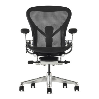 デスクチェア Herman Miller Aeron Chair executive_with_posturefit_fron