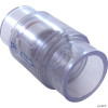  Spring Check Valve,Corr. Res, 1.5"Slip 2"Spg Clear 2Lb (S1052C20CR) Flo Contro 