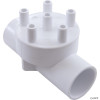  Spa Manifold, 1" S X 1" S (6) 3/8" Barbs 