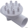  Spa Manifold, 1" S X 1" S (10) 3/8" Barbs 