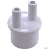 Spa Manifold, 1" Spg X (2) 3/8" Barbs (2) Plugs