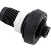  Spa Drain/Fill Valve, 1"s, Black 