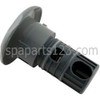 Spa Barrel Jet, Turbo Swirl, Scalloped Face, Gray 1