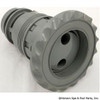  3 3/8" Face Waterway Poly Internal Standard Pulsator Deluxe, White-Grey-Black 