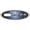 Keys Backyard Spa 4 Button, 52267, Balboa Topside, Icon 10, Mini Oval, 1P, Lt , W/Overlay 