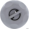  2" Face Cyclone Euro Spa Jet Assy,Swirl Nozzle,Emerald Cut, White-Grey 
