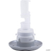  2" Face Cyclone Euro Spa Jet Assy,Swirl Nozzle,Emerald Cut, White-Grey 