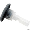  2" Face Cyclone Euro Spa Jet - Fixed Nozzle, Emerald Cut, White-Gray 