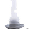  2" Face Cyclone Euro Spa Jet - Fixed Nozzle, Emerald Cut, White-Gray 
