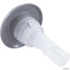  2" Face Cyclone Euro Jet Fixed Nozzle, Smooth Finish, White-Gray 