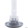  2" Face Cyclone Euro Jet Fixed Nozzle, Smooth Finish, White-Gray 
