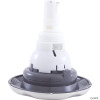  5" CMP Spa Jet Insert, Typhoon 500, Massage, Scallop, SS/Graphite Gray 