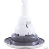  5" CMP Spa Jet Insert, Typhoon 500, Massage, Scallop, SS/Graphite Gray 