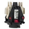  Air Switch, 20A DPDT Side Spout, LC (6872) 