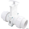  2" SxS Double Union Spa Gate Valve, PVC-White, 6211 