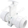  2" SxS Double Union Spa Gate Valve, PVC-White, 6211 