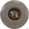 2" Cluster Storm Spa Jet , Scalloped Face, Twin Roto, Gray, Face View