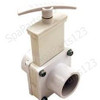  1-1/2", 3-pc, Spg x Spg, Spa Gate Valve, PVC-White, 6103 