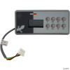 Dynasty Spas 11009 Dynasty Spas Topside Control, K-51. Curved, MSPA Pack, No Overlay, w/Brackets, 3-00-7118/0201-008006 