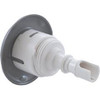 Dynasty Spas 3 3/8" Dynasty Spa Jet, Poly Storm, Threaded, Twin Roto, Blk/Mtl, 4 Swirl, 14265 
