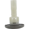 Custom Molded Products 2" CMP Spa Jet, Typhoon 200, Fixed, No Nozzle, Gray, Scalloped  Custom Molded Products 2" CMP Spa Jet, Typhoon 200, Fixed, No Nozzle, Gray, Scalloped
