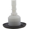 Custom Molded Products 3 3/8" CMP Spa Jet, Typhoon 300, Massage, Graph Gray, Scalloped  Custom Molded Products 3 3/8" CMP Spa Jet, Typhoon 300, Massage, Graph Gray, Scalloped