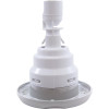  3 3/8" Poly Storm Spa Jet, Directonal, Textured Scalloped Face, Light Gray, Replaces All Poly Storm Jets 