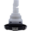 Custom Molded Products 3 5/8" CMP Spa Jet Insert, Typhoon 400, Twin Roto, Crown, SS/Graphite 