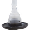 Custom Molded Products 4 3/8" CMP Spa Jet Insert, Typhoon 400, Directional, Scallop, Graphite Gray 