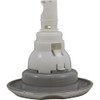 Custom Molded Products 5" CMP Spa Jet Insert, Typhoon 500, Roto, Scallop, SS/Gray  Custom Molded Products 5" CMP Spa Jet Insert, Typhoon 500, Roto, Scallop, SS/Gray