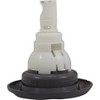 5" CMP Spa Jet Insert, Typhoon 500, Twin Roto, Scallop, Graphite Gray