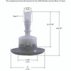 3" FD Jet Intl, BWG Cyclone Micro, Roto, Textured, Gry 