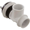 Diverter Valve, WW 1" Top Access, 1-Prt, "S" Style, Dk Slvr/Gry