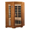 Saunas Dynamic Hemming Elite 2 Person Corner Ultra Low EMF Far Infrared Sauna DYN-6225-02 Elite 