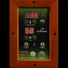 Saunas Dynamic Bergamo Elite 4 Person Ultra Low EMF Far Infrared Sauna DYN-6440-01 Elite 