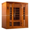 Saunas Dynamic Bergamo Elite 4 Person Ultra Low EMF Far Infrared Sauna DYN-6440-01 Elite 