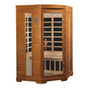 Dynamic Hemming 2 Person Corner Low EMF Far Infrared Sauna DYN-6225-02