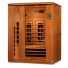 Saunas Dynamic Lugano 3 Person Full Spectrum Near Zero EMF Infrared Sauna DYN-6336-03 FS 