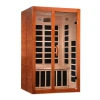 Saunas Dynamic Santiago Elite 2 Person Ultra Low EMF FAR Infrared Sauna DYN-6209-02 Elite 